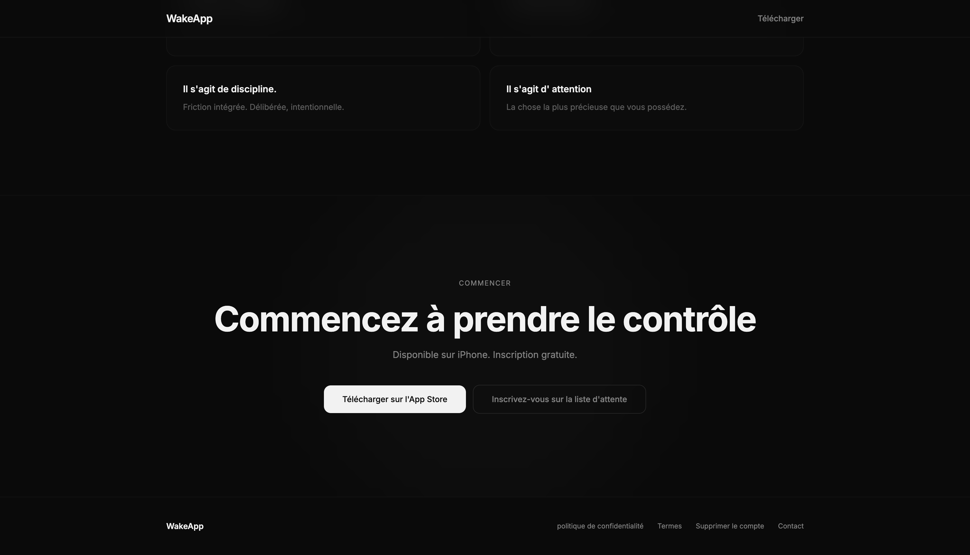 WakeApp — Commencez à prendre le contrôle.
